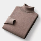 Dolcevita Uomo in Pura Lana Merino a Maglia Fine