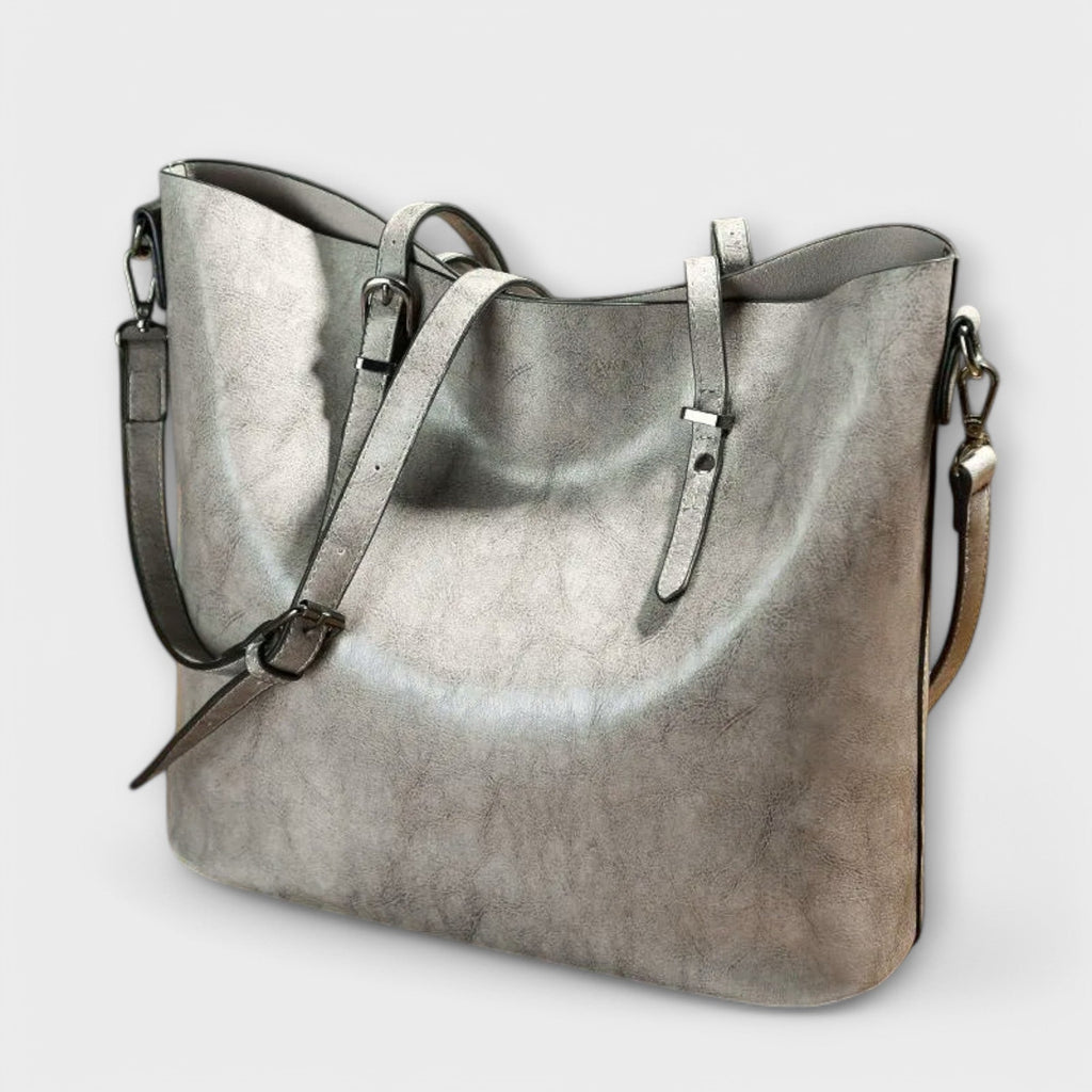 Rosa Tote Taske med Rummeligt Design og Elegant Silhuet
