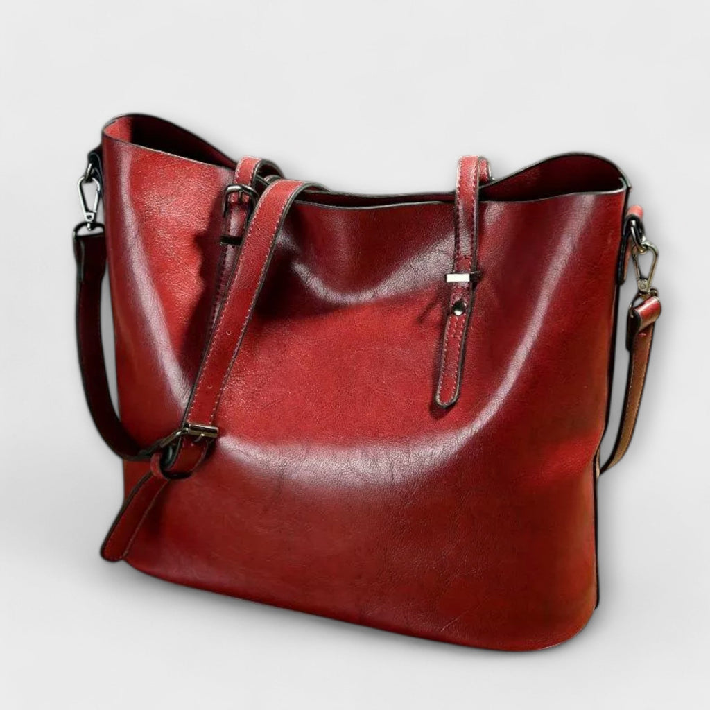 Rosa Tote Taske med Rummeligt Design og Elegant Silhuet