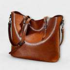 Rosa Tote Taske med Rummeligt Design og Elegant Silhuet