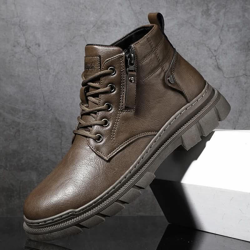 Botines Chelsea retro de hombre con horma ancha