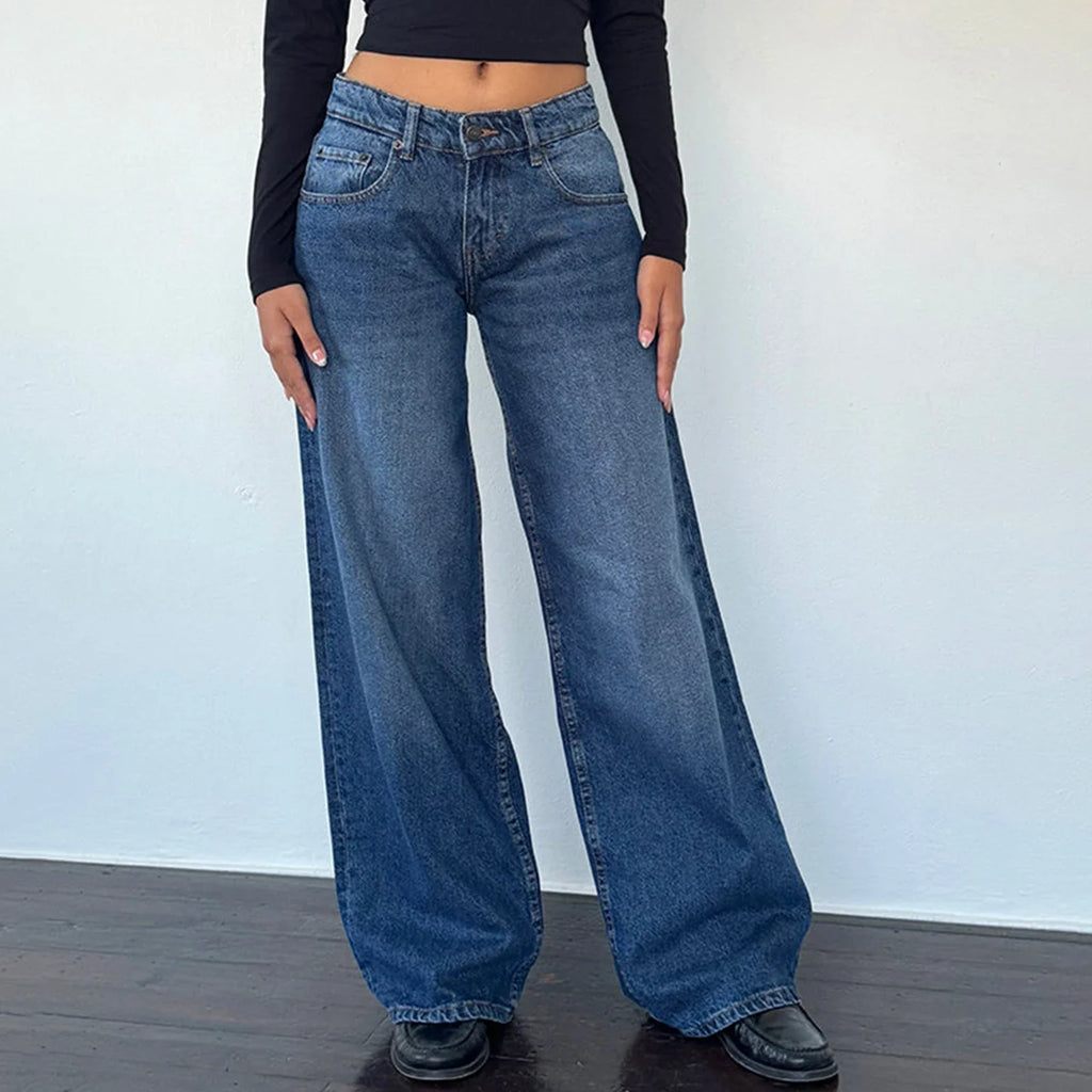 Jeans Donna Baggy a Gamba Ampia
