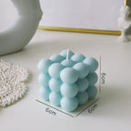 Candela BubbleGlow ANFINITE in Cera di Soia