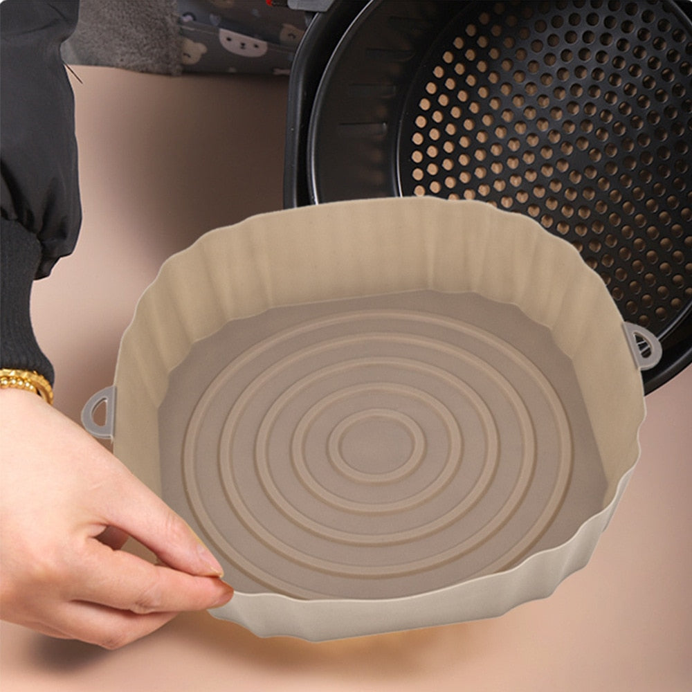 Silicone Air Fryer Mold | Reusable, Multifunctional & Dishwasher Safe!