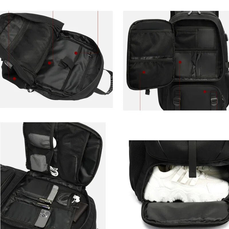 UrbanTrail Zaino con Porta USB e Grande Capacità (50-80L)