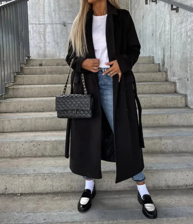 JADE - Lang trenchcoat til kvinder Vinterjakke