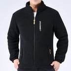 Giacca Uomo in Pile Pesante con Zip Integrale e Collo Alto
