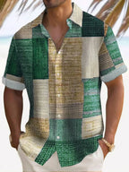 Camicia Elegante a Quadri da Uomo – Design Moderno con Dettagli Raffinati