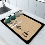 Super Absorbent Drying Mat | Non-Slip & Unique Design