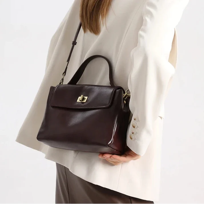 Borsa Donna in Vera Pelle dal Design Vintage