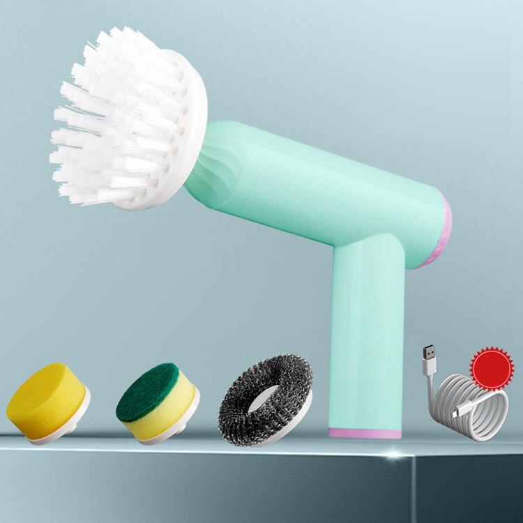 Spazzola per Pulizia 4-in-1 | Spazzola Multifunzionale per Tutti i Compiti