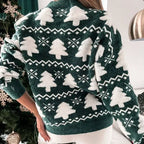 ANFINITE | Maglione di Natale per Donne – Morbido Maglione con Cuori