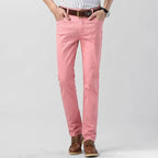 Pantalones chinos de hombre en algodón elástico – Corte regular, elegantes y transpirables