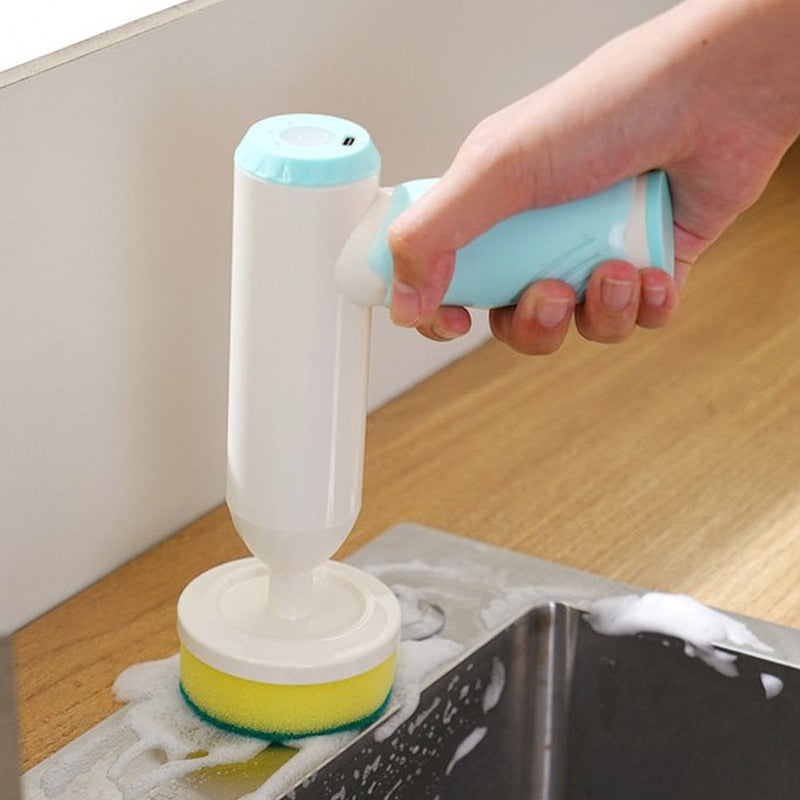 Spazzola per Pulizia 4-in-1 | Spazzola Multifunzionale per Tutti i Compiti