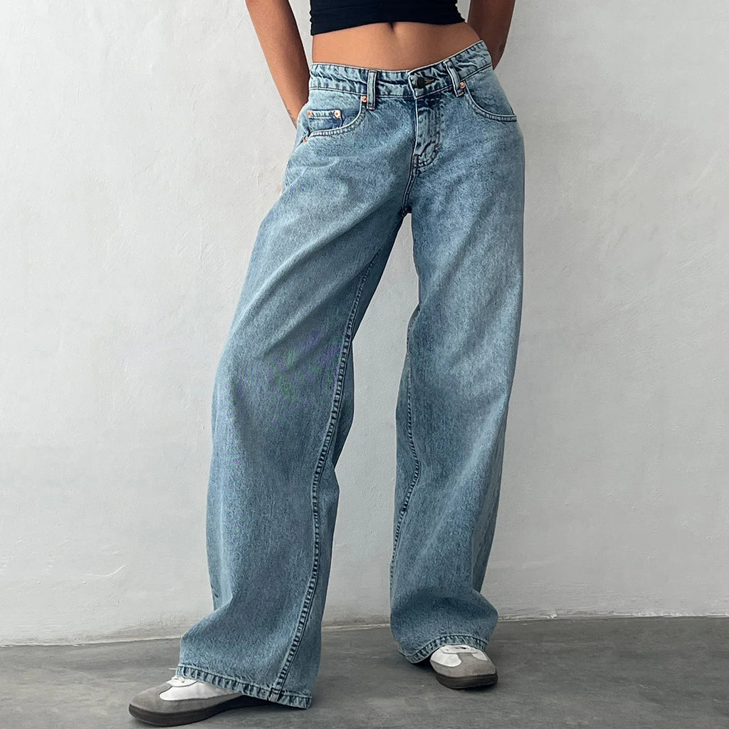 Jeans Donna Baggy a Gamba Ampia