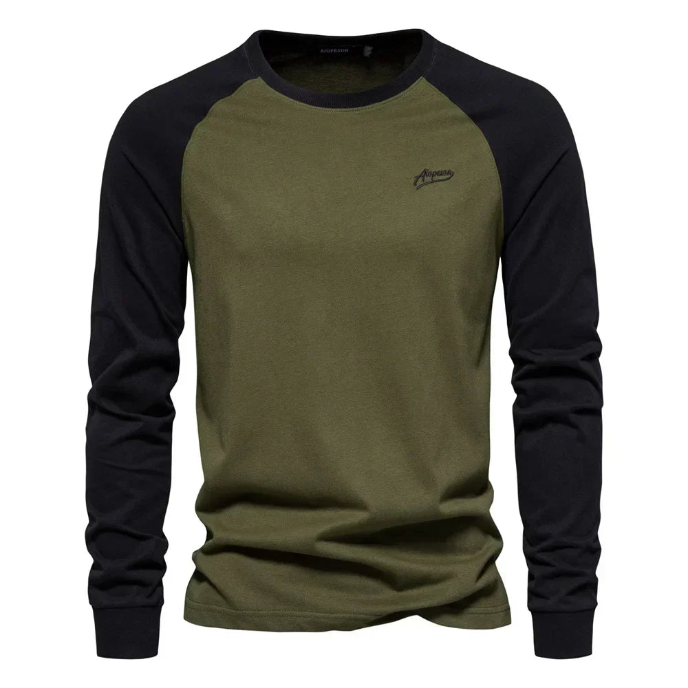 Maglia Uomo Raglan a Maniche Lunghe