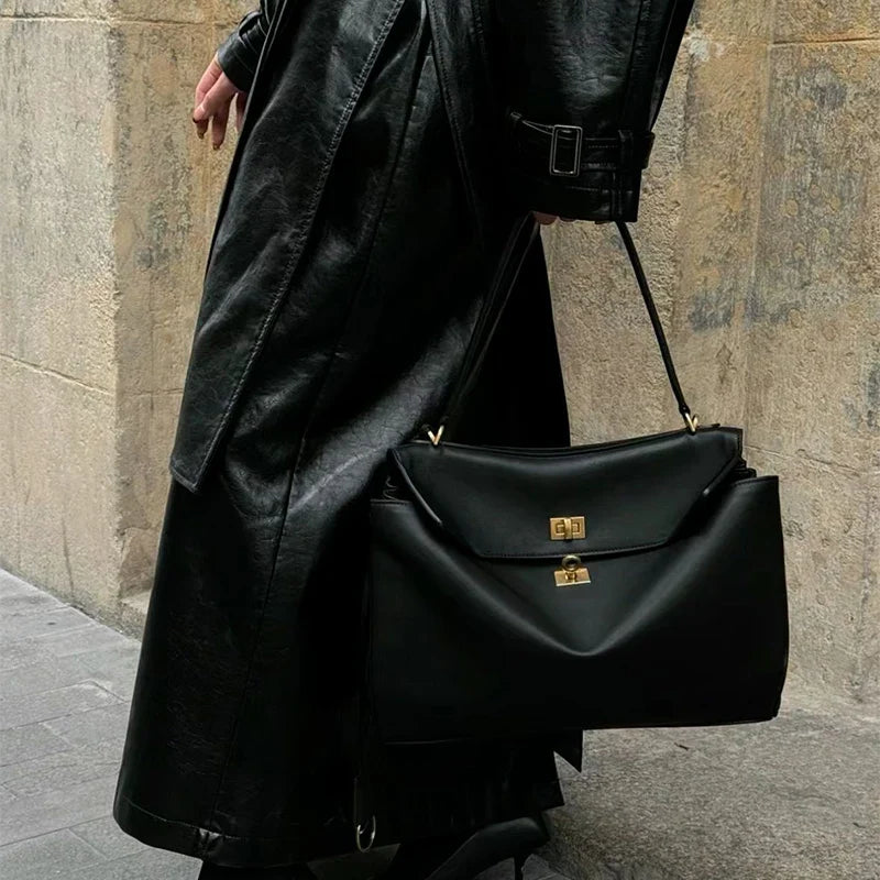 Borsa Donna Vintage in Vera Pelle e Camoscio