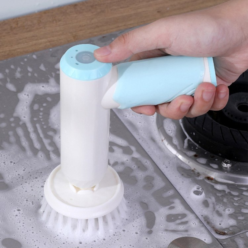Spazzola per Pulizia 4-in-1 | Spazzola Multifunzionale per Tutti i Compiti