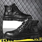 Botines Chelsea retro de hombre con horma ancha