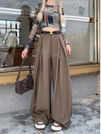 Pantaloni Donna Flare a Vita Alta