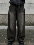 Jean baggy homme à jambe large - denim streetwear imprimé