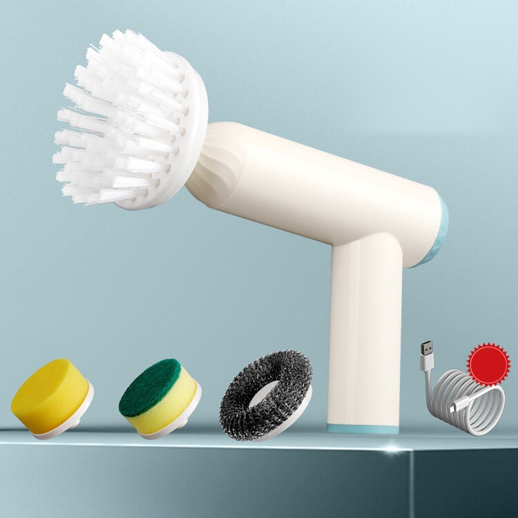 Spazzola per Pulizia 4-in-1 | Spazzola Multifunzionale per Tutti i Compiti