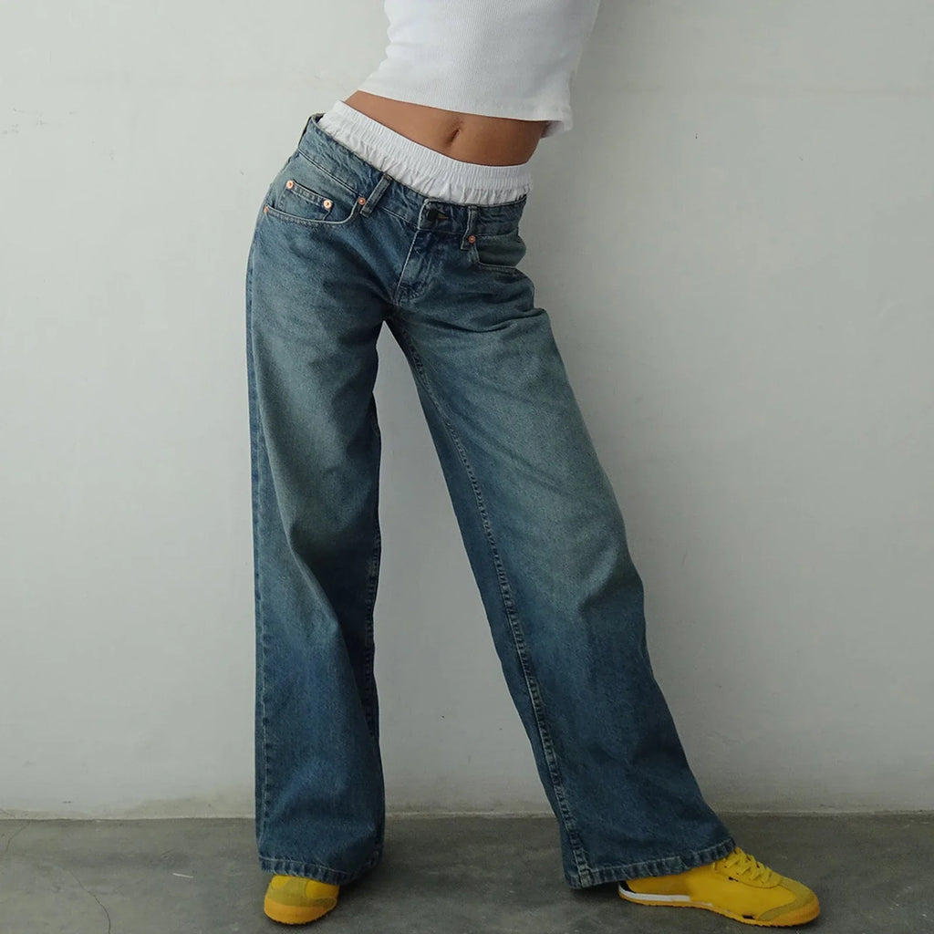 Jeans Donna Baggy a Gamba Ampia