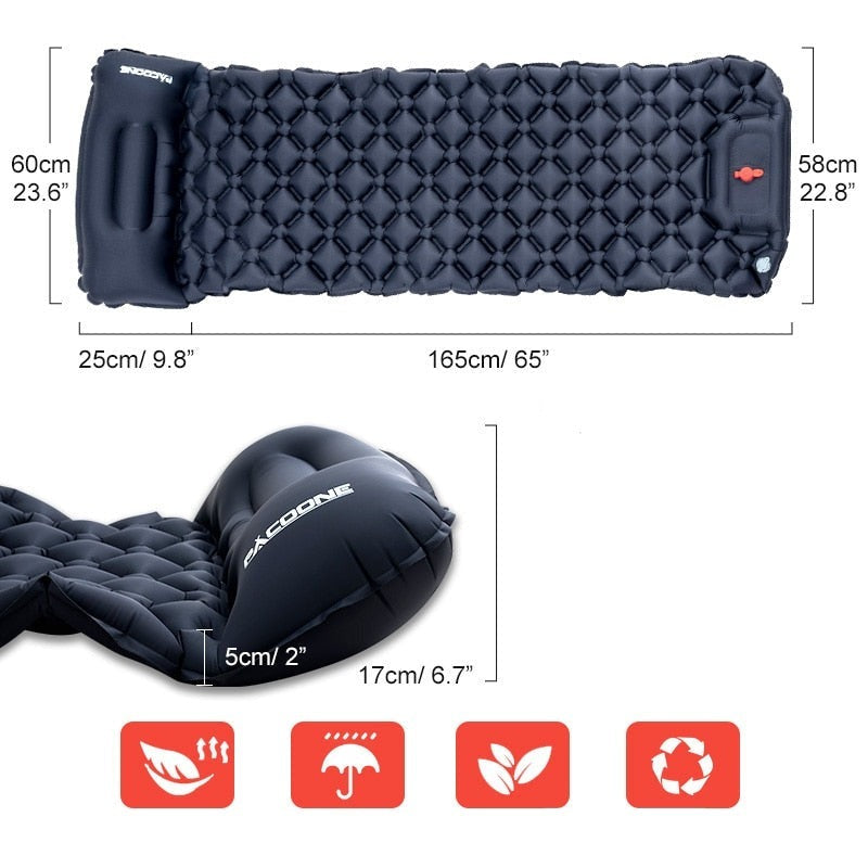 Materassino Impermeabile ad Ultrasuoni con Pompa Integrata - AirRest