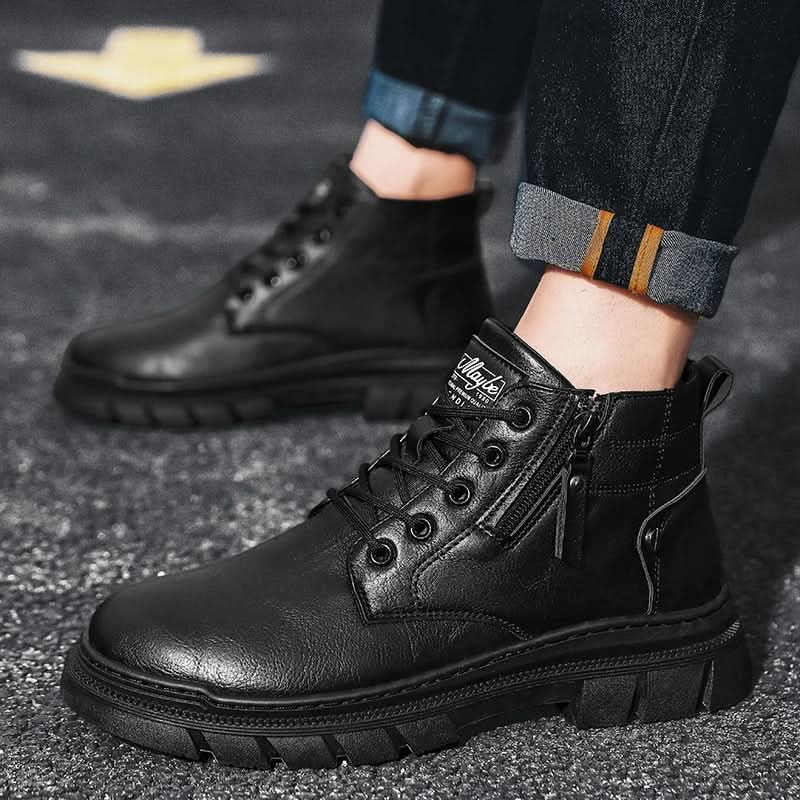 Botines Chelsea retro de hombre con horma ancha