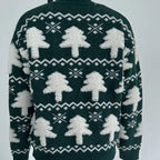 ANFINITE | Maglione di Natale per Donne – Morbido Maglione con Cuori