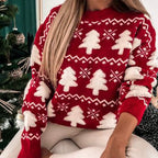 ANFINITE | Maglione di Natale per Donne – Morbido Maglione con Cuori