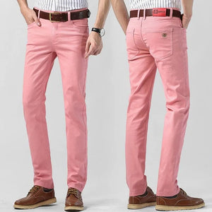 Pantalones chinos de hombre en algodón elástico – Corte regular, elegantes y transpirables