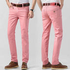 Pantalones chinos de hombre en algodón elástico – Corte regular, elegantes y transpirables