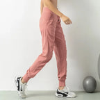 Pantalon jogger léger pour femme - sportif à séchage rapide avec cordon de serrage