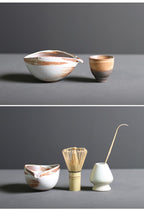Set di Matcha 4 Pezzi | Bambù e Ceramica Premium