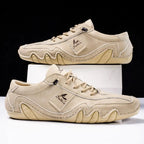 Sneakers Uomo Artigianali in Vera Pelle con Suola Ondulata