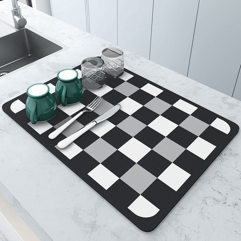 Tappetino Asciugante Super Assorbente | Design Antiscivolo e Unico