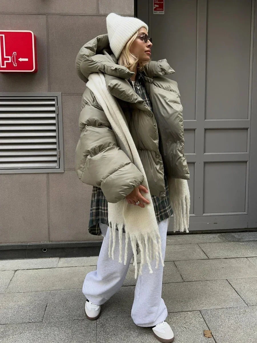 Piumino Donna Oversize Corto