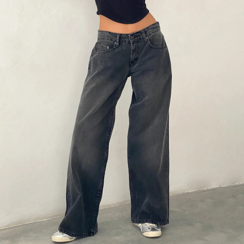 Jeans Donna Baggy a Gamba Ampia