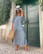 Abito Boho con Scollo a V ANFINITE Ausonia