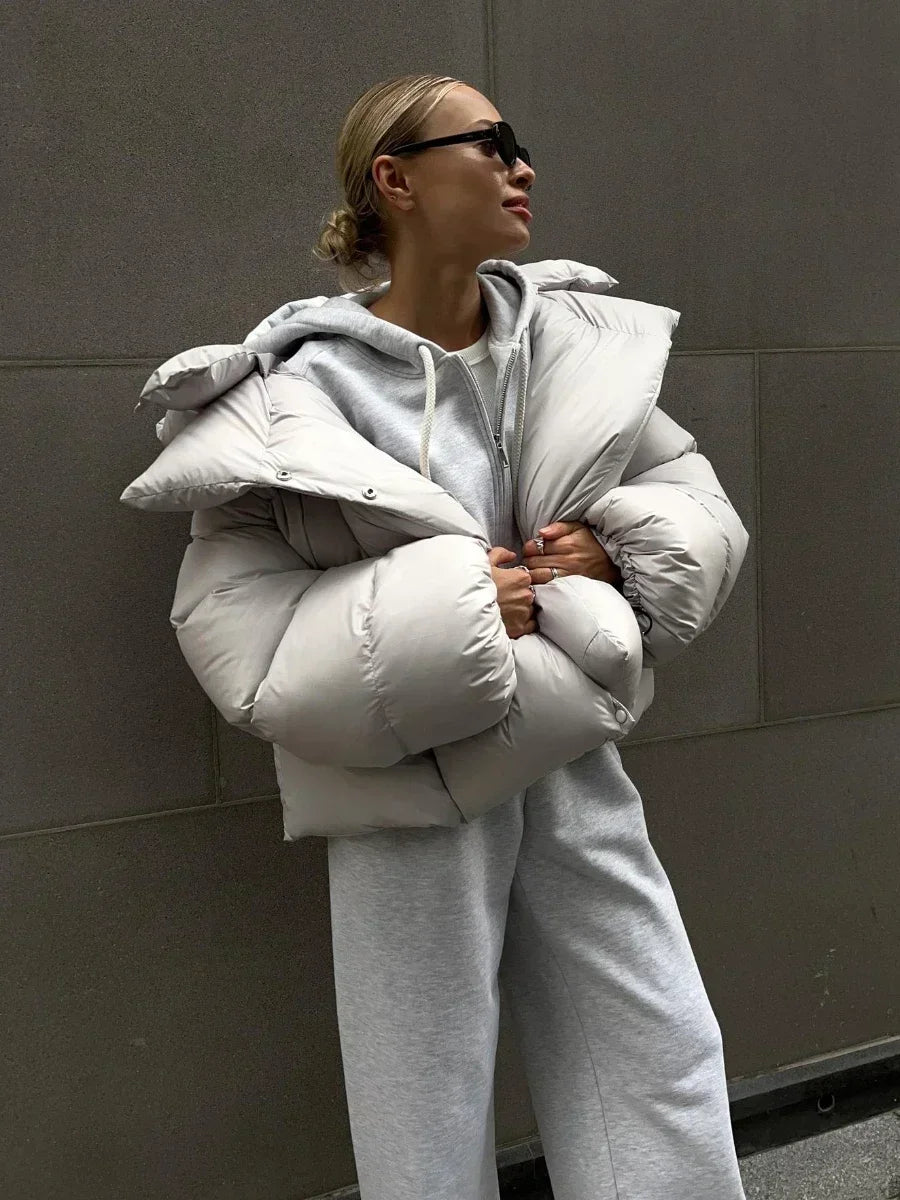 Piumino Donna Oversize Corto