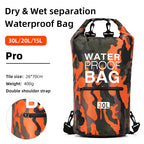 Waterproof Backpack with Moisture/Dry Divider - AquaVault