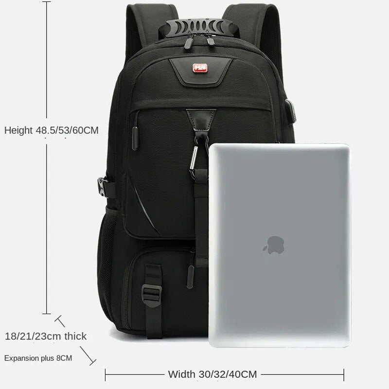 UrbanTrail Zaino con Porta USB e Grande Capacità (50-80L)