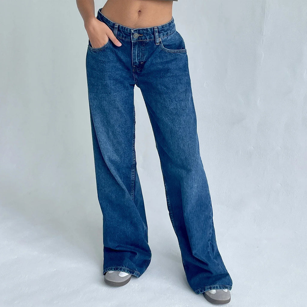 Jeans Donna Baggy a Gamba Ampia