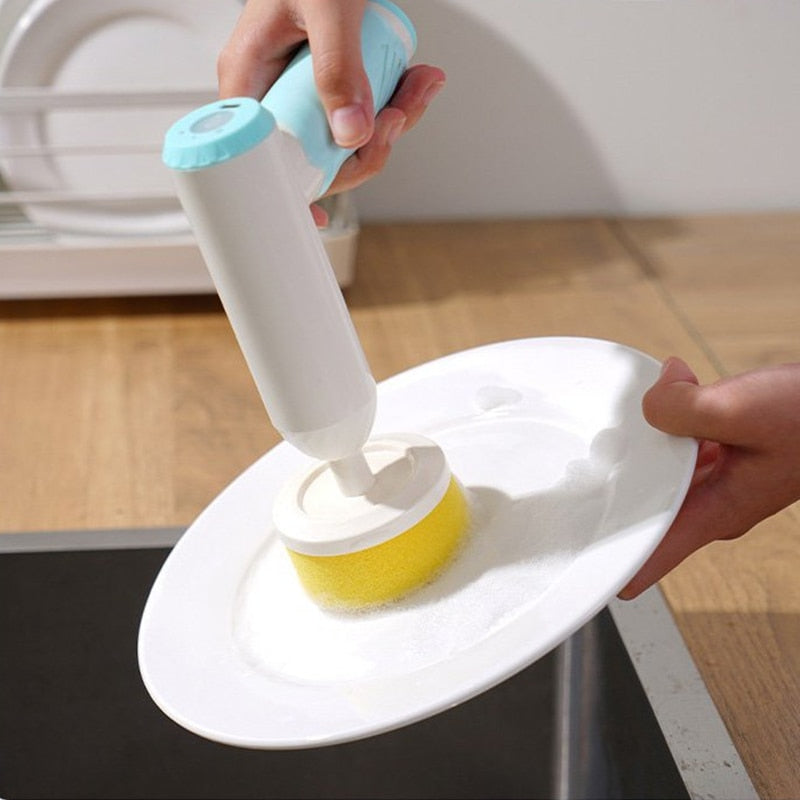 4-i-1 Rengøringsbørste | Multifunktionel børste til alle opgaver