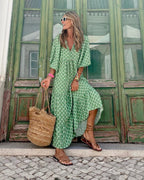 Abito Boho con Scollo a V ANFINITE Ausonia