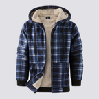 ANFINITE – Giacca Fleece Foderata con Cappuccio per Uomini | Calda, Morbida & Antivento