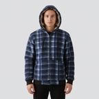 ANFINITE – Giacca Fleece Foderata con Cappuccio per Uomini | Calda, Morbida & Antivento