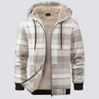 ANFINITE – Giacca Fleece Foderata con Cappuccio per Uomini | Calda, Morbida & Antivento
