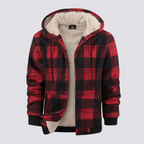 ANFINITE – Giacca Fleece Foderata con Cappuccio per Uomini | Calda, Morbida & Antivento
